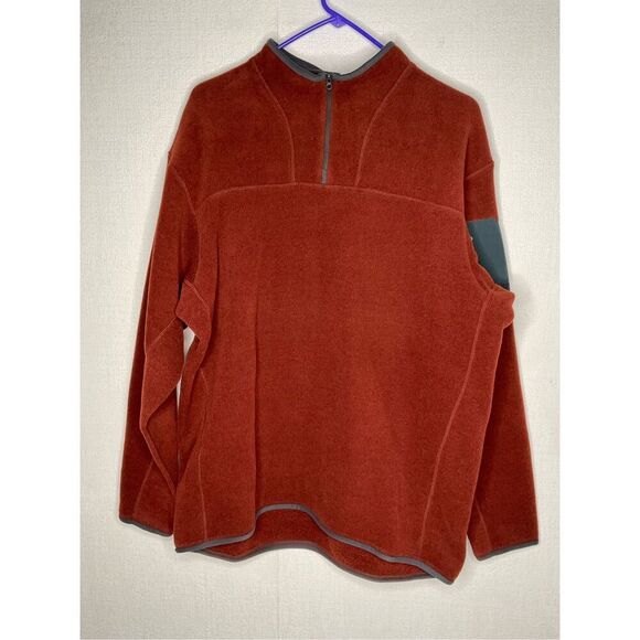 Arc'teryx Sweater Mens XL Quarter‎ Zip Polartec Fleece Winter Pullover Menscorp - Picture 1 of 11